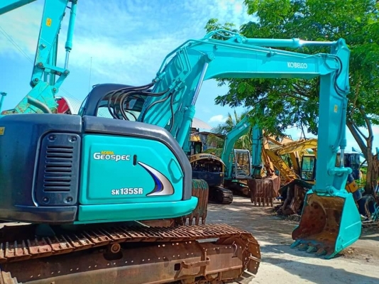 ขายจ้า..KOBELCO SK135SR  YY02 เก่านอกแท้  มีลายแย๊ก..เครื่องปั๊มแห้ง..สภาพสวย พร้อมใช้  ลองระบบกันได้ทุกวัน โทร 089-3818694 จ๊อย