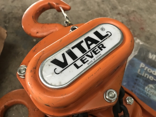 ขายรอกโยกโซ่(กำมะลอ) Vital 1.6ton made in Japan โซ่ยาว 1.5เมตร ของใหม่ในกล่องไม่เคยใช้งาน