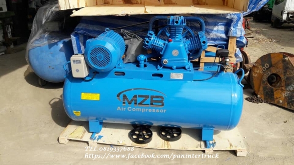 NEW ARRIVAL*สินค้าใหม่แกะกล่อง*ขายถูกสุดๆเครื่องปั๊มลม MZB :M3080-300 ขนาด 300ลิตร (ไฟ3เฟสโรงงาน) 7.5HPแรง ,380V- 10BAR