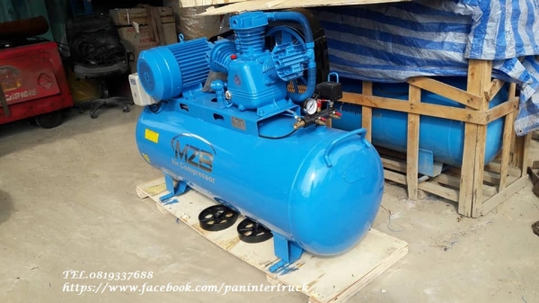 NEW ARRIVAL*สินค้าใหม่แกะกล่อง*ขายถูกสุดๆเครื่องปั๊มลม MZB :M3080-300 ขนาด 300ลิตร (ไฟ3เฟสโรงงาน) 7.5HPแรง ,380V- 10BAR