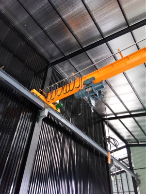 รับออกแบบเครนไฟฟ้าโรงงาน