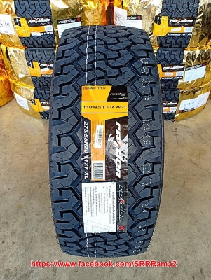 MONSTER TIRES AT-1 275/55R20 ยางออลเทอร์เรน ยางใหม่ปี19