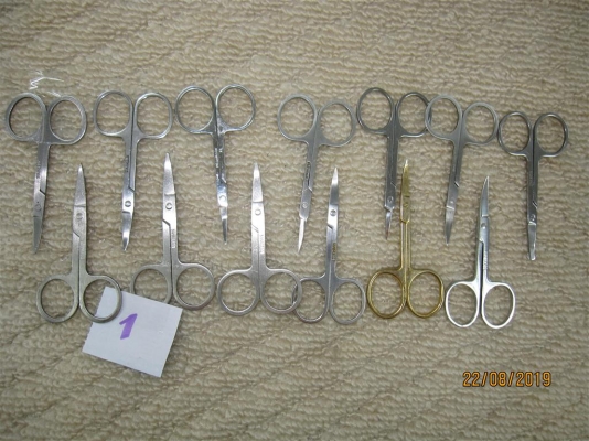 กรรไกรเล็ก Stainless คละแบบ สภาพยังดี (ชุดที่ 1) กรรไกรเล็ก Stainless คละแบบ สภาพยังดี (ชุดที่ 1)