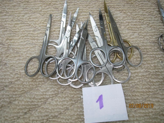 กรรไกรเล็ก Stainless คละแบบ สภาพยังดี (ชุดที่ 1) กรรไกรเล็ก Stainless คละแบบ สภาพยังดี (ชุดที่ 1)