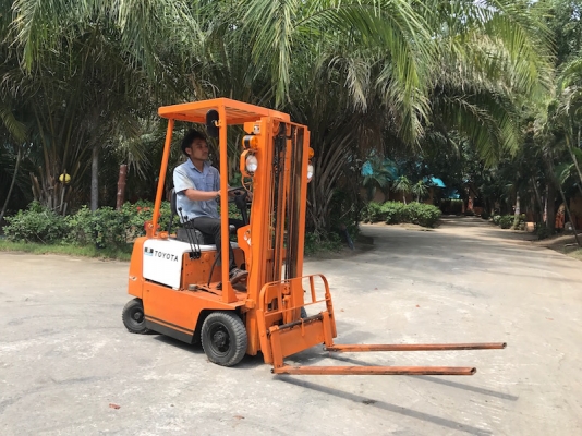 ขายFORKLIFT TOTOTA รุ่นFG5(500kg.)(งาเทกระดก)คล่องตัวมาก สวยเดิมจากญี่ปุ่น ยังไม่เคยใช้ในไทย 79,000เท่านั้น!!