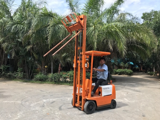 ขายFORKLIFT TOTOTA รุ่นFG5(500kg.)(งาเทกระดก)คล่องตัวมาก สวยเดิมจากญี่ปุ่น ยังไม่เคยใช้ในไทย 79,000เท่านั้น!!