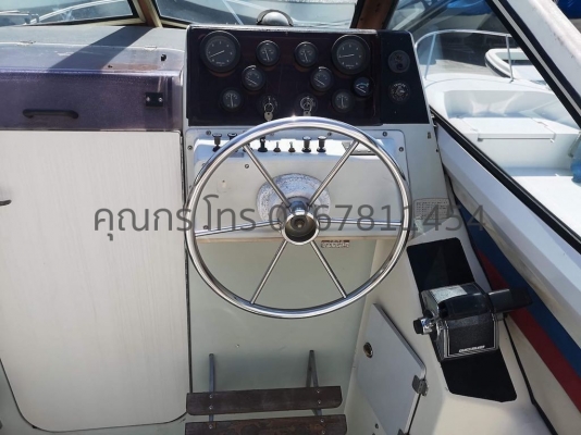 120 เรือญี่ปุ่น YAMAHA STR23 ขนาด23ฟุต เครื่องอินบอร์ด2ตัวเบนซิน เครื่อง3.0 95แรงม้า มีกว๊านสมอ มีสุ