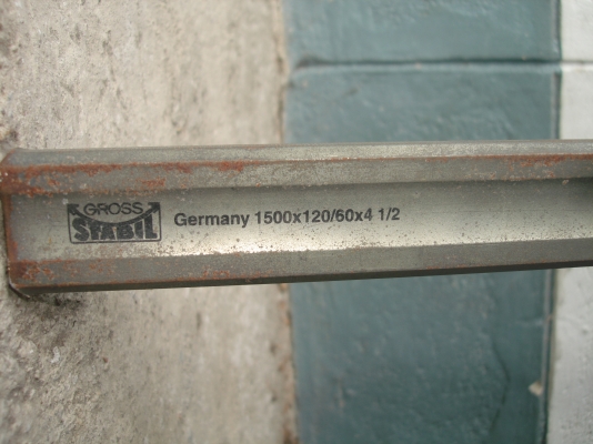 * *ขายหมดแล้วค่ะ** ปากกาจับเหล็กตัวเอฟ F Clamp ยี่ห้อ GROSS STABIL จากเยอรมัน ขนาด1500-120 mm  ก้านทำจาก Galvanize