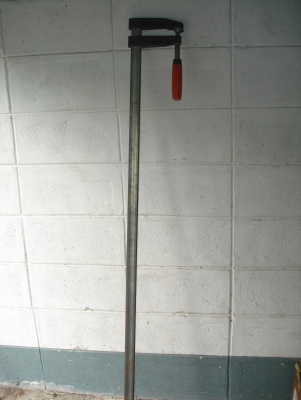 * *ขายหมดแล้วค่ะ** ปากกาจับเหล็กตัวเอฟ F Clamp ยี่ห้อ GROSS STABIL จากเยอรมัน ขนาด1500-120 mm  ก้านทำจาก Galvanize