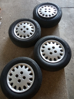 ขายยาง กะทะล้อ พร้อมฝา ฮอนด้า ซิตี้