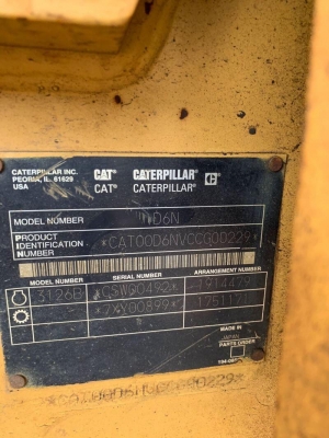 รถดัน BULLDOZER  CATERPILLAR D6N