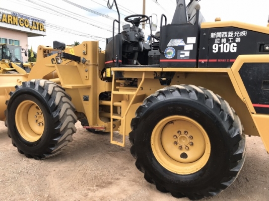 ขายรถตักล้อยาง CAT 910G (5,XXX ชั่วโมง) นำเข้าเองจากญี่ปุ่น สภาพพร้อมใช้ มีVDOการทำงานครับ