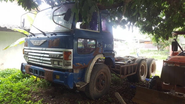 ขาย หัว-คัสซี ช่วงรถโม่ปูน 10 ล้อ 2 เพลา HINO FN288B ไม่มีทะเบียน เครื่อง EK100 260 แรงม้า ช่วงล่างเ