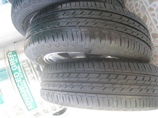 ขายล้อแม็กเดิม MITSUBISHI MIRAGE + ยางปี 12 165/65R14 4/100 (081-3747940)