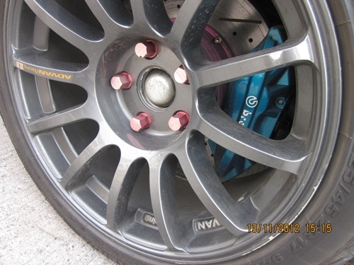 ADVAN RS 17/8.5หลัง9 ยาง235/45หลัง245/45