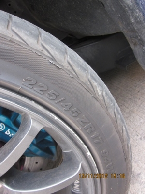 ADVAN RS 17/8.5หลัง9 ยาง235/45หลัง245/45