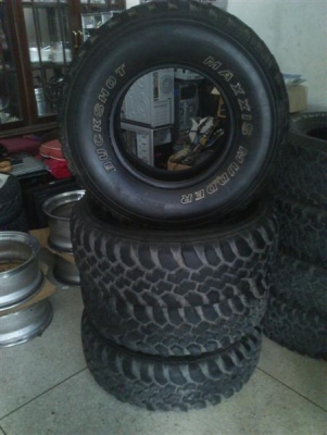 ยางมัด maxxis 16/75/285 ปี10 ยางมัด maxxis 16/75/285 ปี10