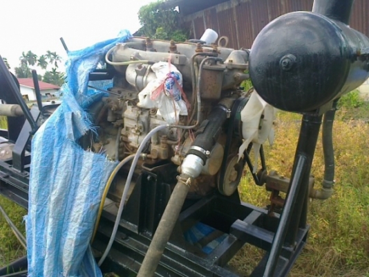 ขายท่อดูดน้ำ 12 นิ้ว ยาว 10เมตร เครื่อง ISUSU 4 BB 100 แรง