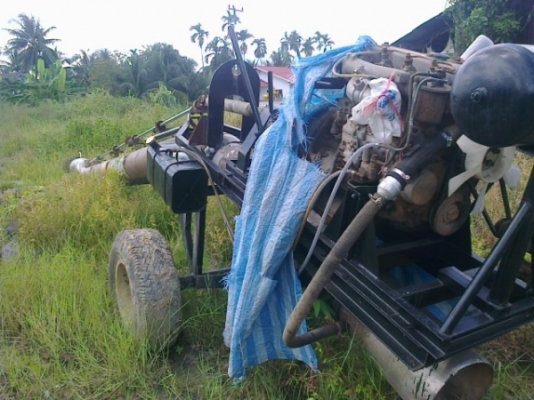 ขายท่อดูดน้ำ 12 นิ้ว ยาว 10เมตร เครื่อง ISUSU 4 BB 100 แรง