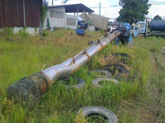 ขายท่อดูดน้ำ 12 นิ้ว ยาว 10เมตร เครื่อง ISUSU 4 BB 100 แรง