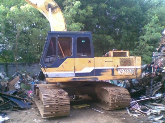 ขายรถแบคโฮ KOBELCO 907=Dมีมือครีบเหล็ก รถสวยสภาพพร้อมใช้ราคาถูก