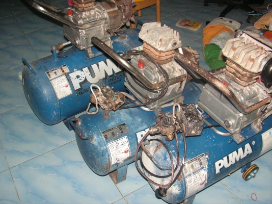 ปั๊มลมPUMAโรตารี่25ลิตร(พร้อมใช้) ปั๊มลมPUMAโรตารี่25ลิตร(พร้อมใช้)