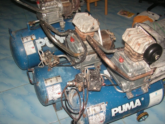 ปั๊มลมPUMAโรตารี่25ลิตร(พร้อมใช้) ปั๊มลมPUMAโรตารี่25ลิตร(พร้อมใช้)