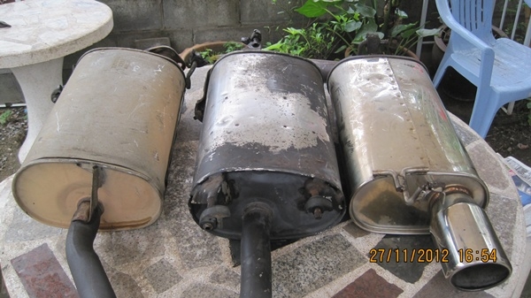 ขายท่อไอเสียtoyota ญี่ปุ่นแท้ใส่ JZ และ UZ