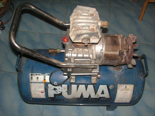 ปั๊มลมPUMAโรตารี่50ลิตร(พี่ที่อยู่สายไหมรับไปดูเเลต่อเเล้วครับ)