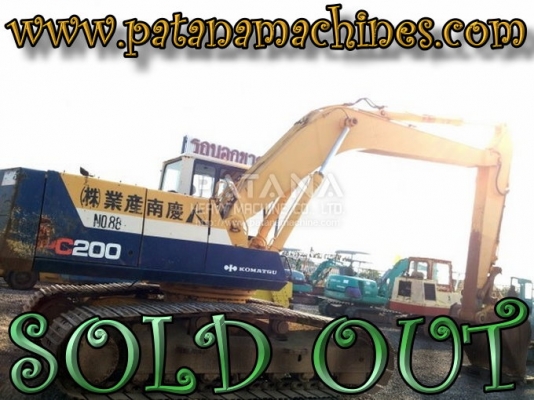 รถขุด PC200-5 โทร.0927826142,034886118 www.patanamachine.com