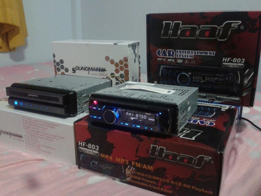 ขายวิทยุเล่นDVD CD VCD MP3 MP4 USB SDการ์ด FM/AM สินค้าใหม่