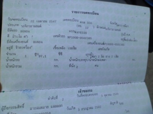 ขายเวฟ100ปี47เครื่องไม่เคยแกะ