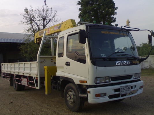 ขาย ISUZU DEGA 195 ติดเครน TANAADO 5 ตัน ท้องวี ยาว 7.20 เมต ร ยาง 825.16" การันตีสภาพสวยคร๊าบ.