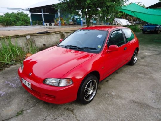 ขาย Honda civic 3d สีแดงสวยๆ ติดแก็ส lpg ราคา 135,000 บาท พร้อมโอนครับ ++++++++