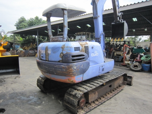 ขาย รถขุดเล็ก HITACHI รุ่น EX40-2- แทร็กเหล็ก มือสองญี่ปุ่น