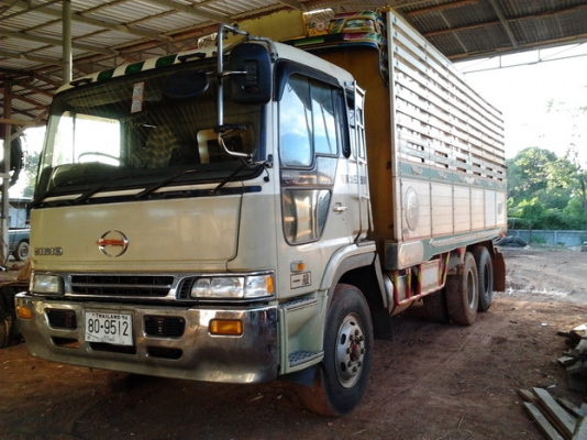 HINO PROFIA 320 HP P11C รถพ่วงแม่+ลูก กระบะดั๊มพ์มิเนียม 12 ตันสภาพสวยมากๆ ลูก 2 คานดั๊มพ์ ภายในเก๋งสวยครบ แอร์ พวงมาลัยเพาเวอร์ เบรคทริ๊ปฟี้ครบครัน ยางสภาพดีแม่ลูก 80\% ทะเบียนภาษีครบพร้อมโอนครับ