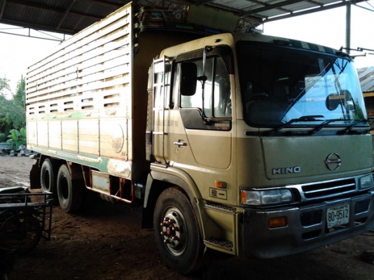 HINO PROFIA 320 HP P11C รถพ่วงแม่+ลูก กระบะดั๊มพ์มิเนียม 12 ตันสภาพสวยมากๆ ลูก 2 คานดั๊มพ์ ภายในเก๋งสวยครบ แอร์ พวงมาลัยเพาเวอร์ เบรคทริ๊ปฟี้ครบครัน ยางสภาพดีแม่ลูก 80\% ทะเบียนภาษีครบพร้อมโอนครับ