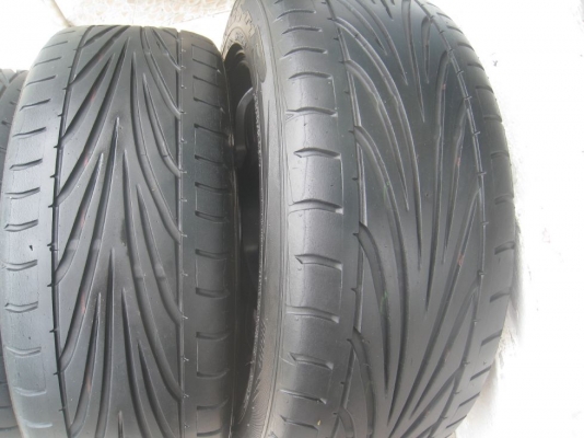 ขายล้อแม็ก buddy club p1 15"x6.5"  4/100  et40  + ยางปี10 (081-3747940)