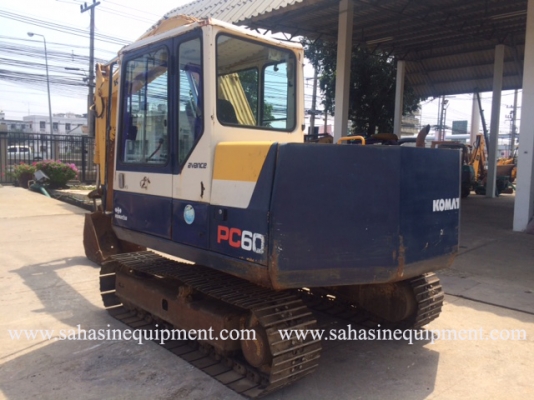 รถขุด PC60-6 บจก.สหสินอีควิปเม้นท์ โทร.081-5851880, 02-5168100-1 www.sahasinequipment.com รถขุด PC60-6 บจก.สหสินอีควิปเม้นท์ โทร.081-5851880, 02-5168100-1 www.sahasinequipment.com