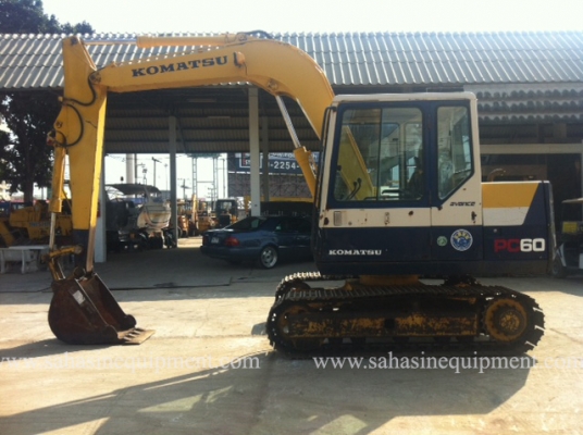 รถขุด PC60-6 บจก.สหสินอีควิปเม้นท์ โทร.081-5851880, 02-5168100-1 www.sahasinequipment.com รถขุด PC60-6 บจก.สหสินอีควิปเม้นท์ โทร.081-5851880, 02-5168100-1 www.sahasinequipment.com