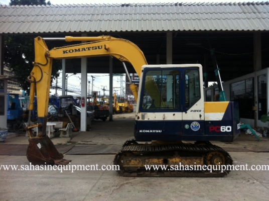 รถขุด PC60-6 บจก.สหสินอีควิปเม้นท์ โทร.081-5851880, 02-5168100-1 www.sahasinequipment.com รถขุด PC60-6 บจก.สหสินอีควิปเม้นท์ โทร.081-5851880, 02-5168100-1 www.sahasinequipment.com