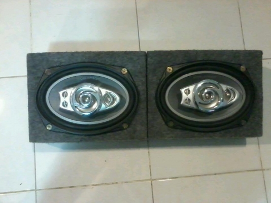 ลำโพง 6x9 พร้อมตู้ ยี่ห้อ วู้ดเทค