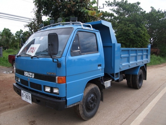 ขาย รถบรรทุก 6 ล้อ ดั้มพ์ ISUZU NPR 115 แรง รถห้างแท้ คัซซีสวย สภาพเดิมๆ พร้อมใช้งาน