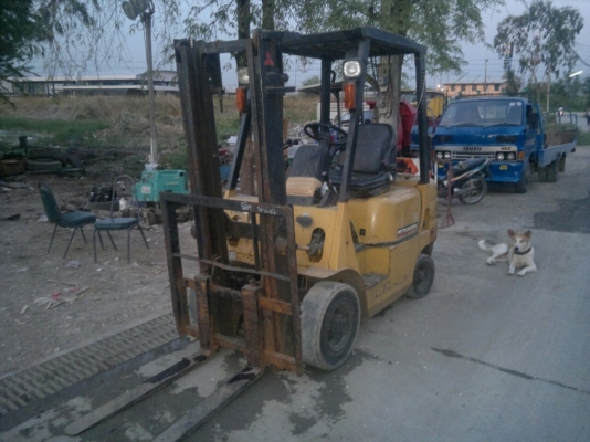 รถยกฟอร์คลิฟต์1.5ตัน Mitsubishi เก่านอก ใช่งานได้ปกติ 95000