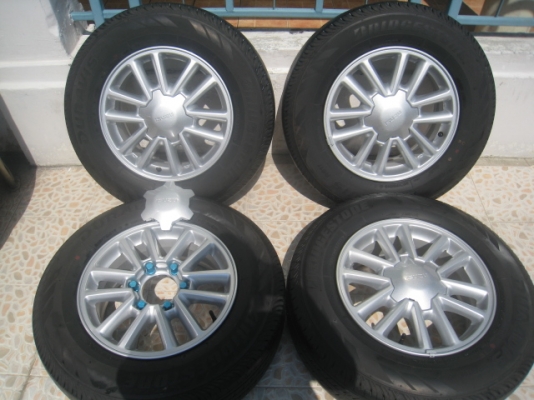 ขายล้อแม็ก All New Isuzu D-Max 16"x6.5" et41 6รู139 +ยางปี 0213  (0813747940)