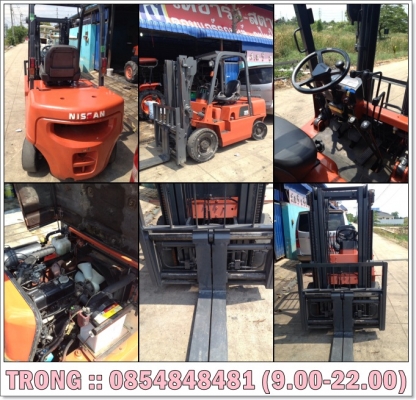 NISSAN FORKLIFT รถยก2.5 ตัน เสา 3 เมตร งาสไลด์ ราคาพิเศษ