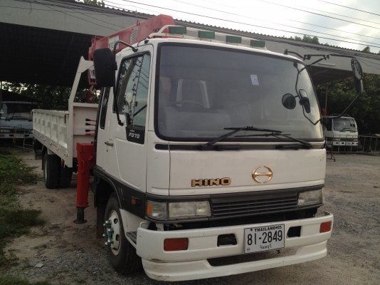 ขาย HINO 195 ติดเครน 4.5 ตัน 4 ปลอก ขาย HINO 195 ติดเครน 4.5 ตัน 4 ปลอก