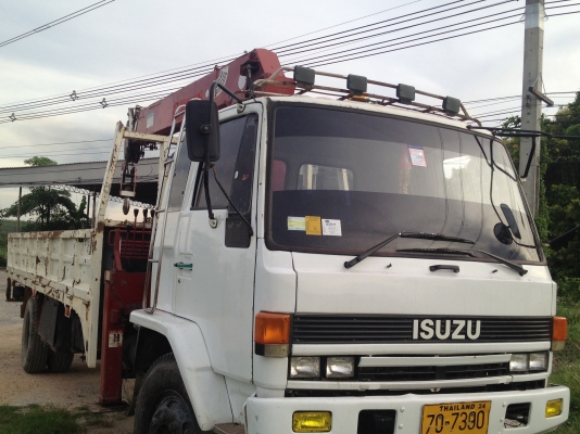 ขาย ISUZU Rocky รถห้างแท้ ติดเครน 5 ตัน 5 ปลอก ยาว 7.2