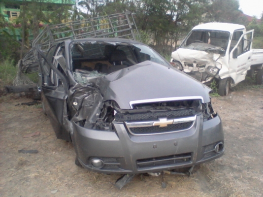 ขายAVEO  ปี2006 รถอุบัติเหตุ  พร้อมเล่มทะเบียนซ่อมได้