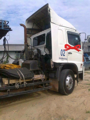 ขายรถหัวลาก HINO MEGA 380 EURO3 ปี 54 วิ่ง 269243 ก.ม สวยเดิมๆเครื่องดีเกียร์เดิมยางดี 10 เส้น